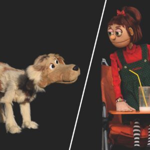 Le marionette dello spettacolo Attenti a quei due della Compagnia La Fabiola